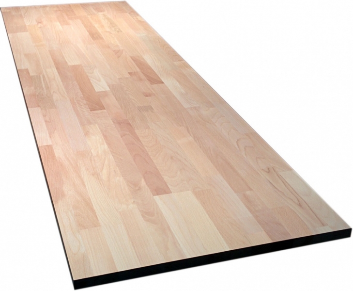 Столешницы цельно ламельные береза