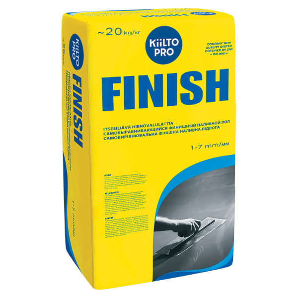 Самовыравнивающийся наливной пол на цементной основе. 