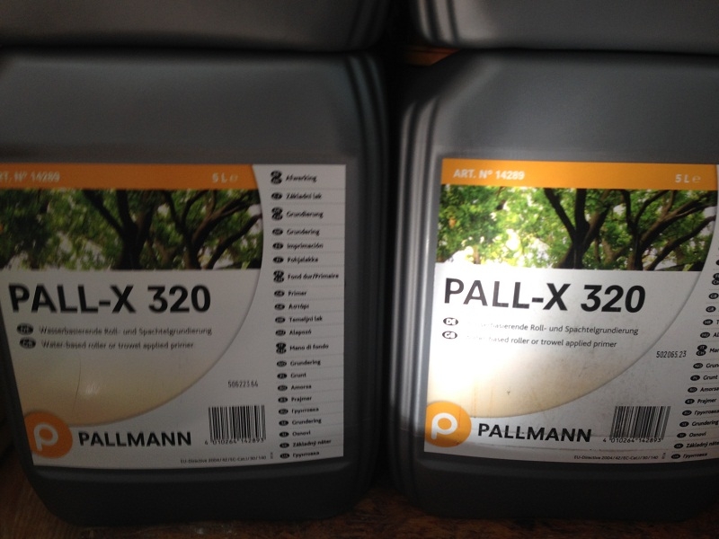 Pall-X 320   водн. однокомп. грунтовка