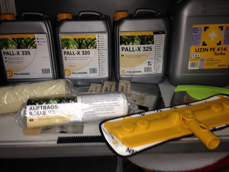 Pallmann грунтовки и инструменты