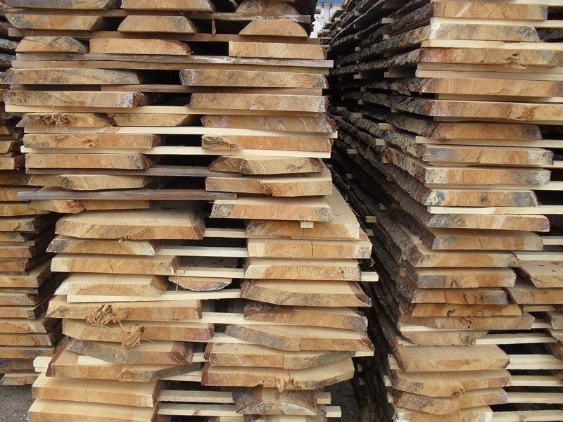 Доска на прокладках для камерной сушки