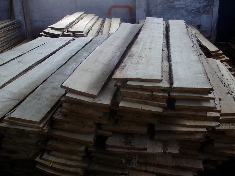 Доска необрезная из осины 