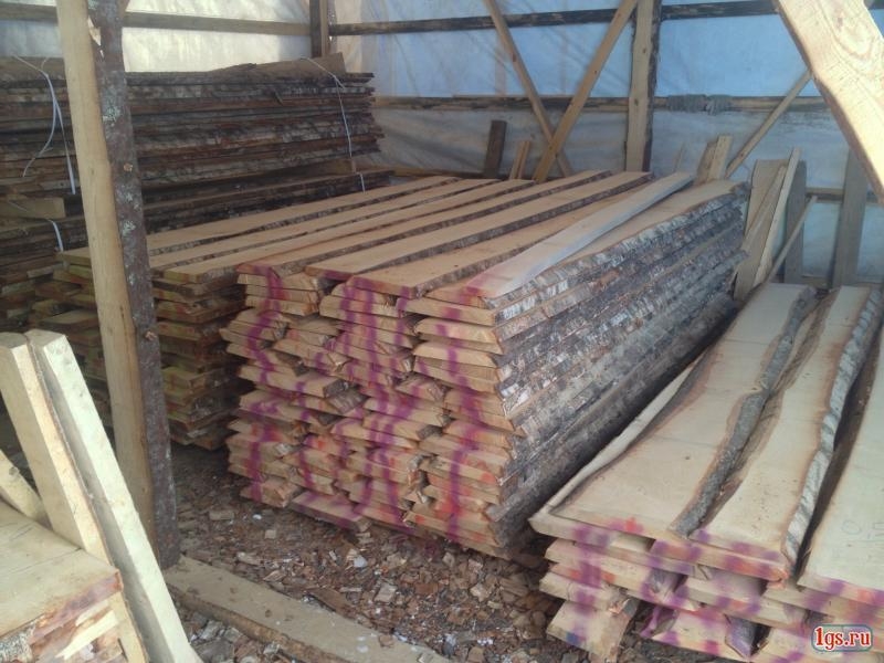 Доска необрезная т/сушки береза