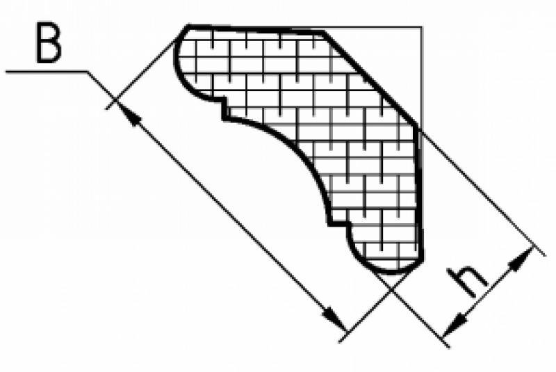 Плинтус потолочный