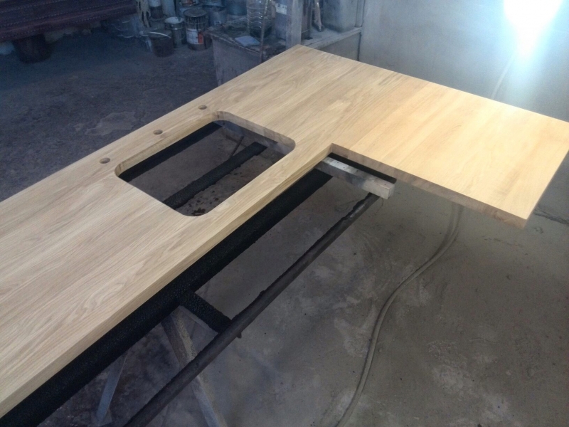 Столешница подготовка к ЛКМ