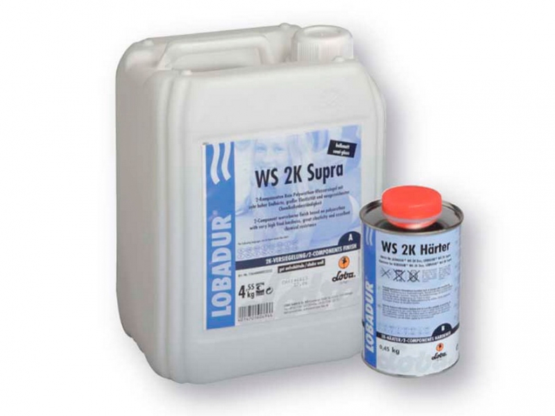 2К водный лак (100% полиуретан) в пом. с очень высокими нагрузками 