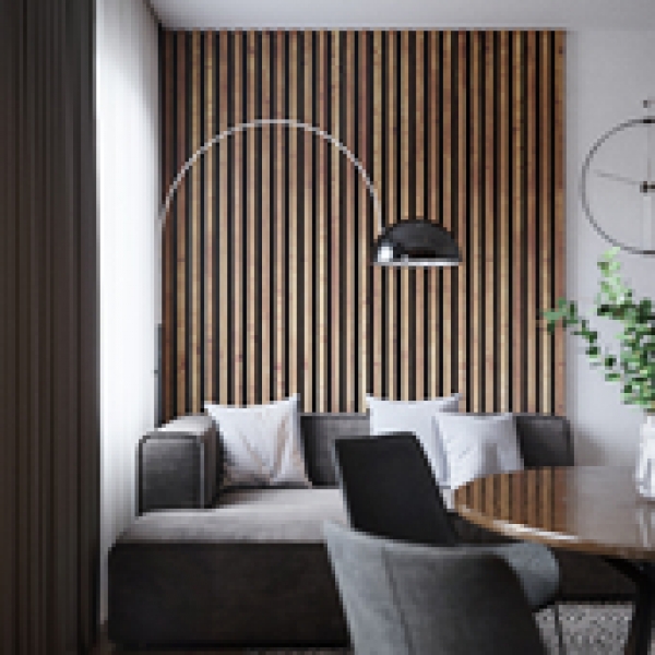 Рейки в интерьере