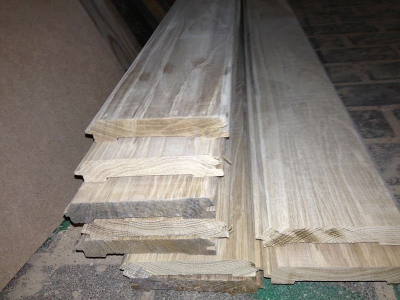 имитация бруса из дуба