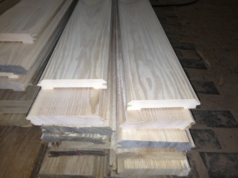 имитация бруса из дуба