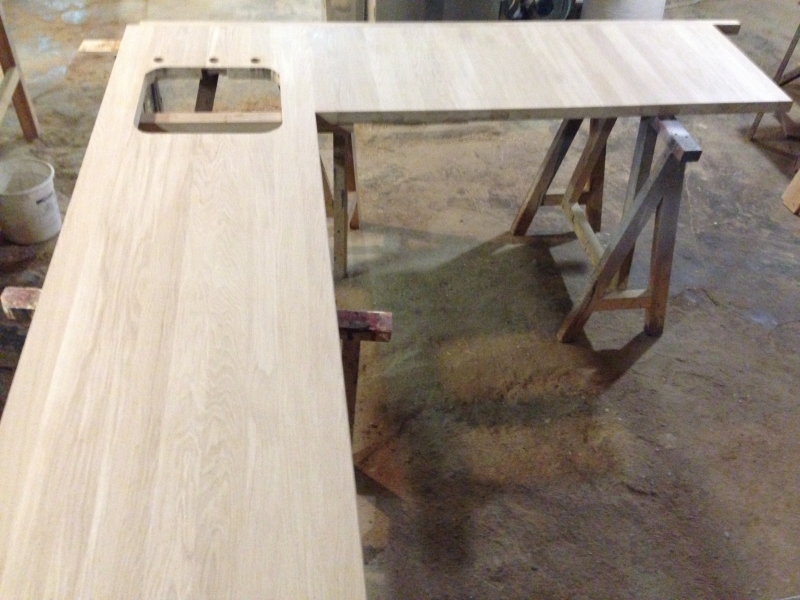 Столешница с удлинением в право