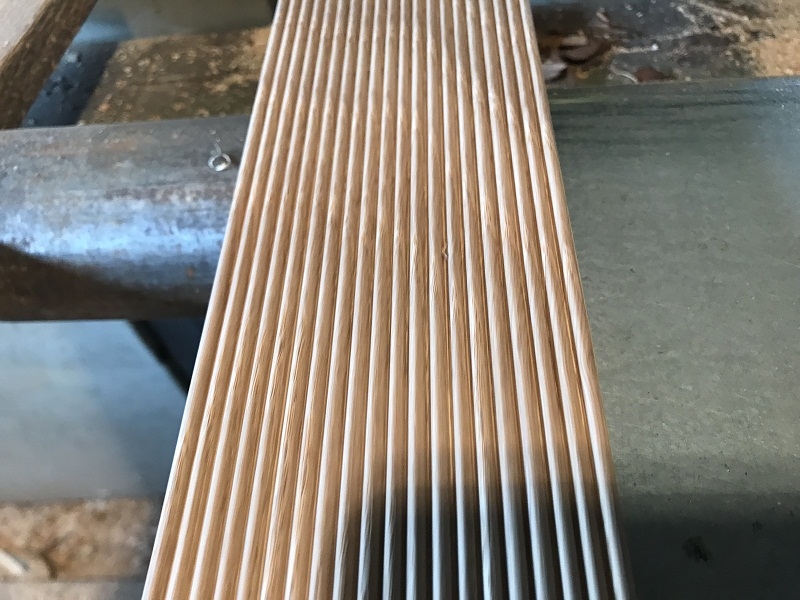 Декинг или террасная доска из массива дуба