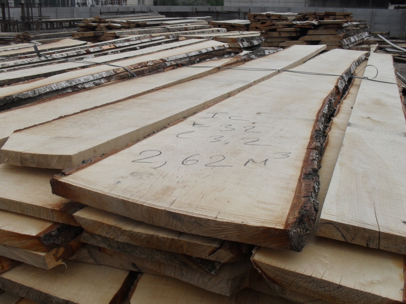 Доска необрезная т/сушки береза