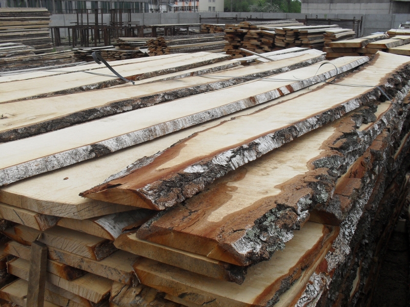 Доска необрезная т/сушки береза