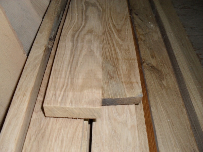 Доска обрезная из дуба