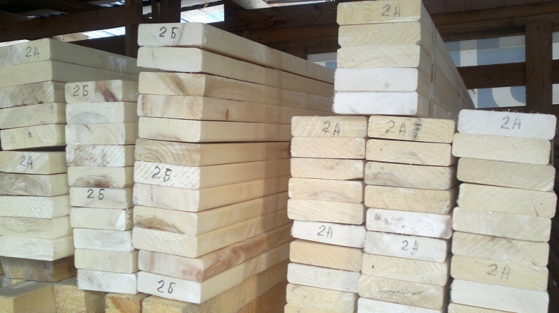 Полок из осины