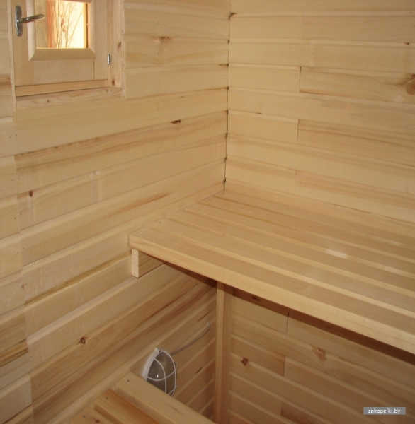 Полок из осины