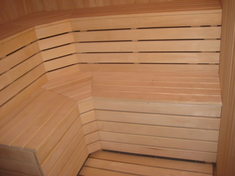 Полок из осины