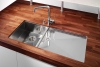 Столешница кухонная из ольхи с подкладной мойкой